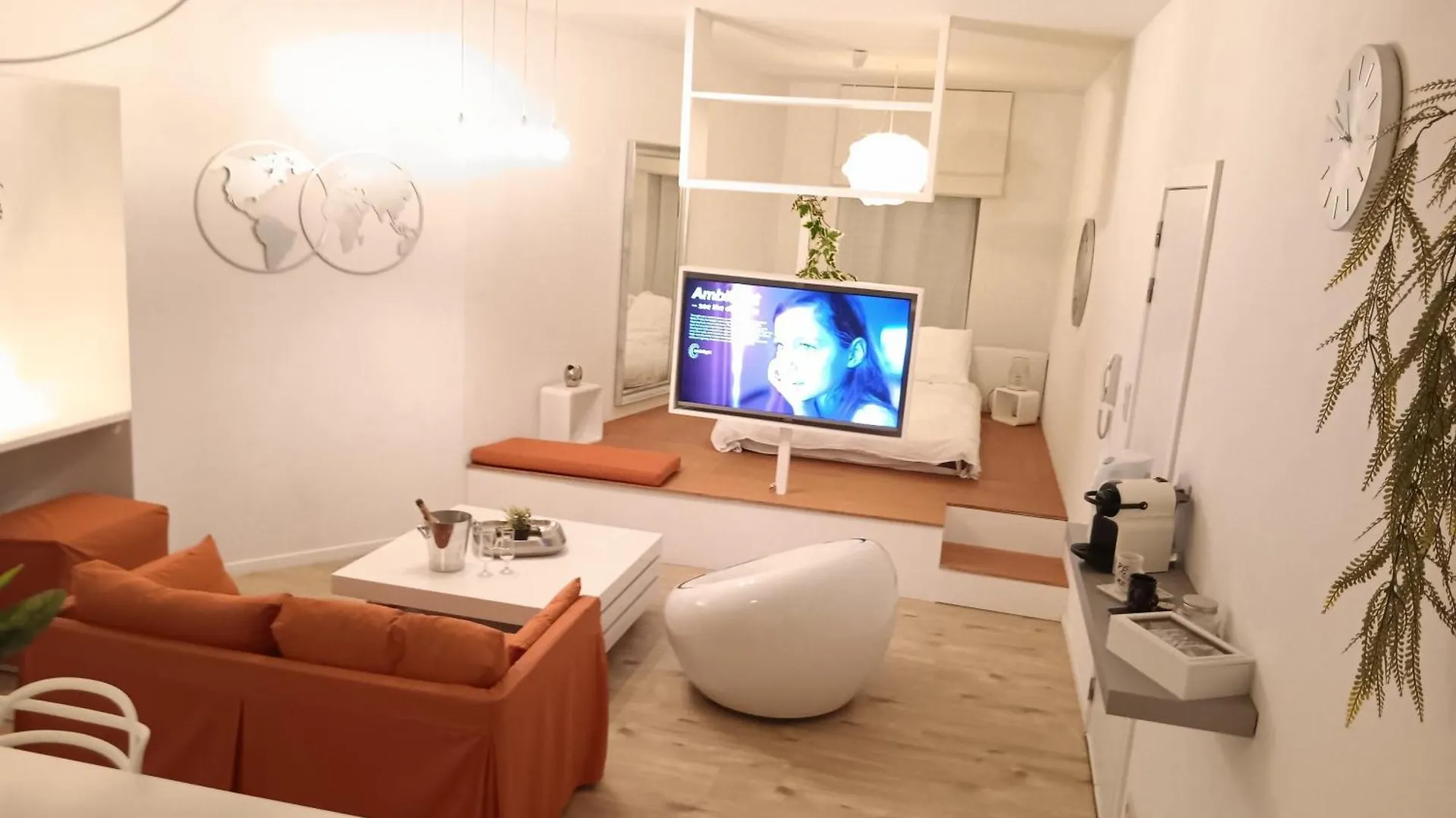 Apartment The Luxury White Suite Charleroi Belgium